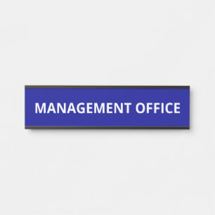 Porte-nom Pour Porte Bureau de gestion simple de la marine