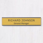 Classy Elegant Nom personnalisé Titre Employé Bure