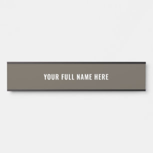 Porte-nom Pour Porte Concevez vos propres polices et couleurs Nom des p