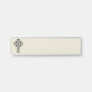 Porte-nom Pour Porte Croix chrétienne orthodoxe