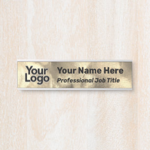 Porte-nom Pour Porte Décor professionnel or do-it-yourself logo profess