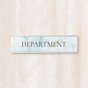 Porte-nom Pour Porte Département de marbre élégant personnalisé