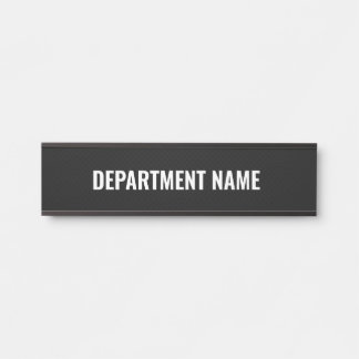 Porte-nom Pour Porte Department Name