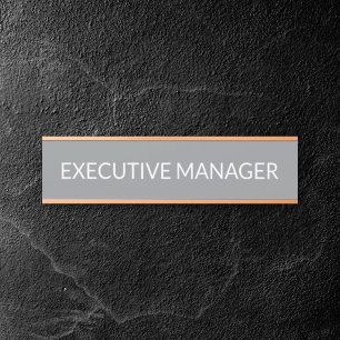 Porte-nom Pour Porte Enseigne de porte de bureau professionnel moderne