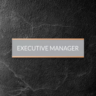 Porte-nom Pour Porte Enseigne de porte de bureau professionnel moderne