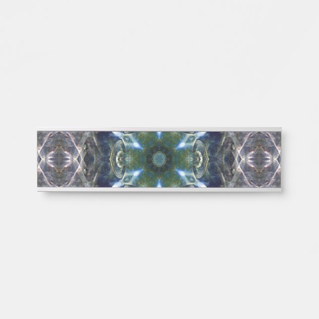 Porte-nom Pour Porte Folk Mandala (Devant)