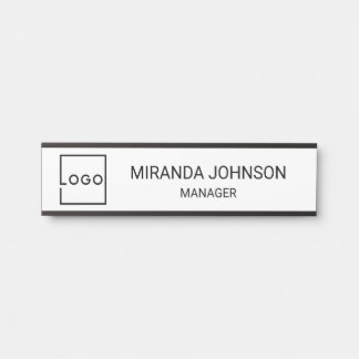 Porte-nom Pour Porte Logo d'entreprise personnalisé professionnel