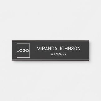 Porte-nom Pour Porte Logo d'entreprise personnalisé professionnel