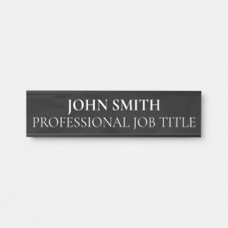 Porte-nom Pour Porte Modern Professional Office Door Sign
