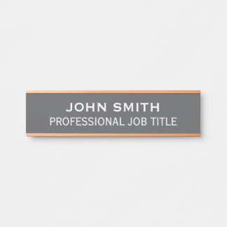 Porte-nom Pour Porte Modern Professional Office Door Sign
