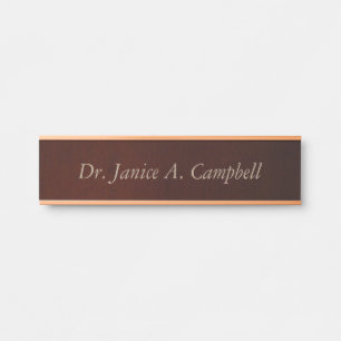 Porte-nom Pour Porte Nom de docteur