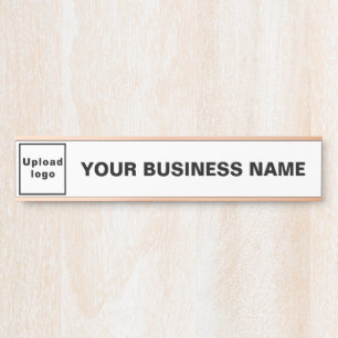 Porte-nom Pour Porte Nom de l'entreprise et logo sur la longue pendaiso