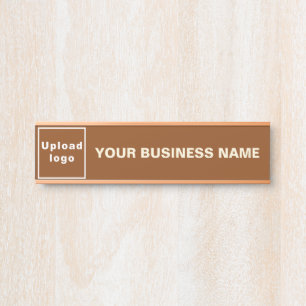 Porte-nom Pour Porte Nom de l'entreprise et logo sur le panneau de port