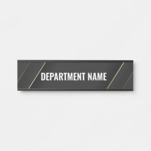 Porte-nom Pour Porte Nom du département Signal de porte