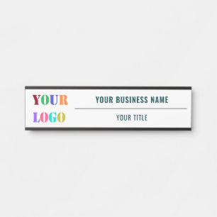 Porte-nom Pour Porte Nom du logo Titre Porte Signal - Choisissez les co