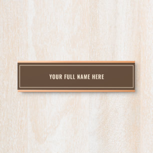 Porte-nom Pour Porte Nom personnalisé Porte encadrée Signer vos couleur