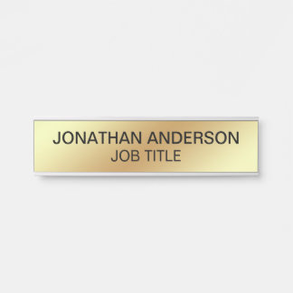 Porte-nom Pour Porte Panneau de nom de porte de bureau professionnel mo