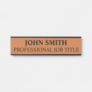 Porte-nom Pour Porte Panneau de porte de bureau professionnel moderne