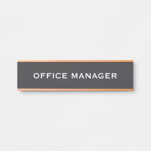 Porte-nom Pour Porte Panneau de porte de bureau professionnel moderne