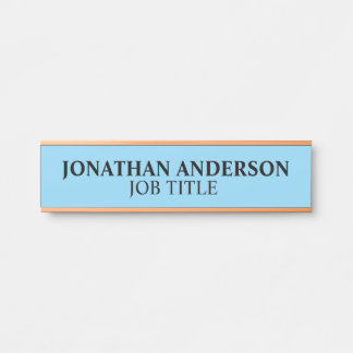 Porte-nom Pour Porte Panneau de porte de bureau professionnel moderne P