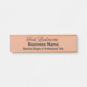 Porte-nom Pour Porte Panneaux de porte de bureau Classique Moderne Sign