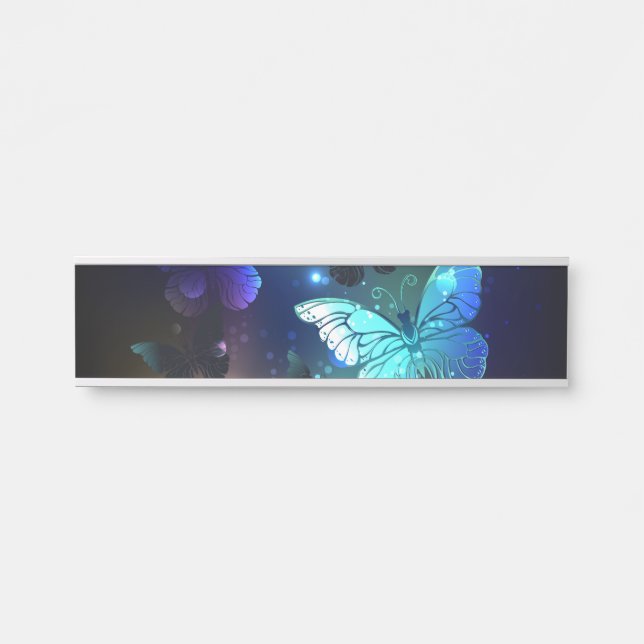 Porte-nom Pour Porte Papillon de nuit (Devant)