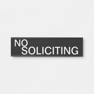 Porte-nom Pour Porte Pas de sollicitation