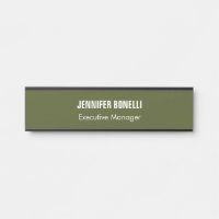 Professionnel minimaliste ajouter votre nom armée
