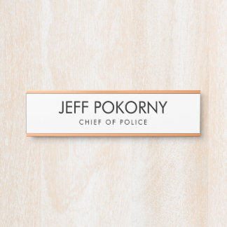 Porte-nom Pour Porte Professionnel personnalisé