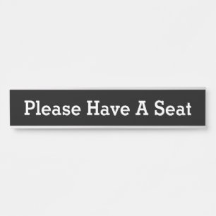 Porte-nom Pour Porte Propre, Respectable "S'Il Vous Plaît, Prenez Un Si