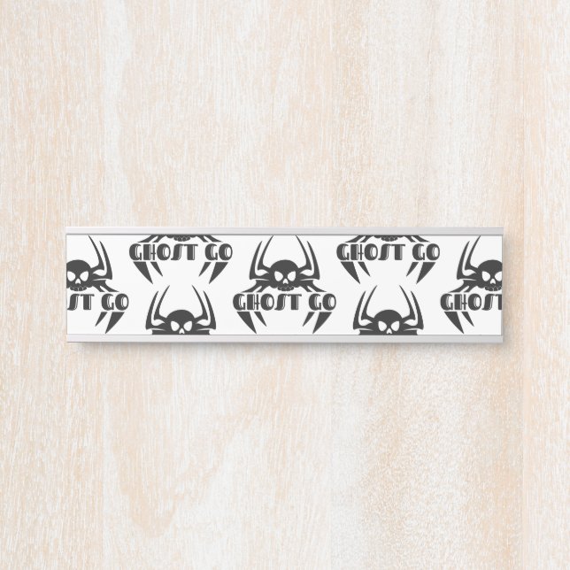 Porte-nom Pour Porte Saison Éffrayante de Ghost Go (Devant)