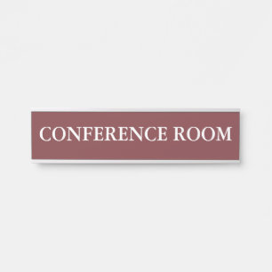 Porte-nom Pour Porte Salle de conférence minimaliste moderne