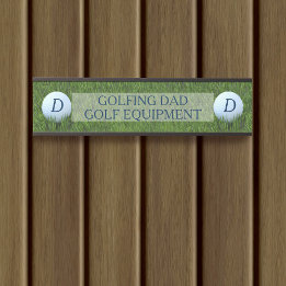 Porte-nom Pour Porte Salle de sport Équipement de golf Localisateur Gol