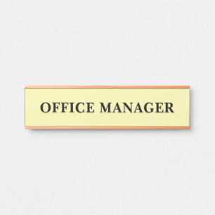 Porte-nom Pour Porte Signe de porte de bureau professionnel moderne