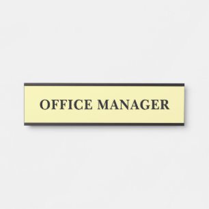 Porte-nom Pour Porte Signe de porte de bureau professionnel moderne