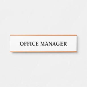 Porte-nom Pour Porte Signe de porte de bureau professionnel moderne