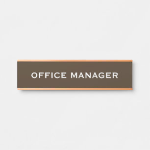 Porte-nom Pour Porte Signe de porte de bureau professionnel moderne