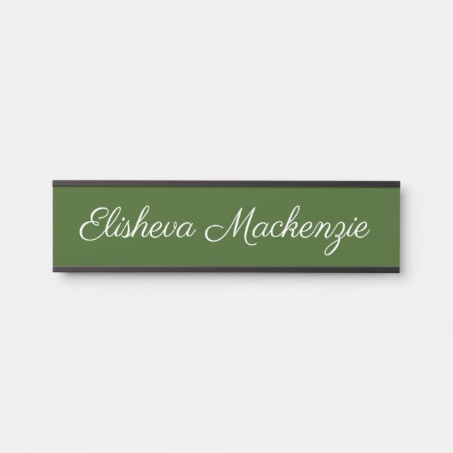 Porte-nom Pour Porte Signes de porte de bureau Simples cadeaux d'entrep (Devant)