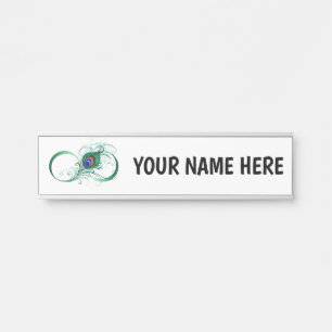 Porte-nom Pour Porte Symbole de l'Infinity