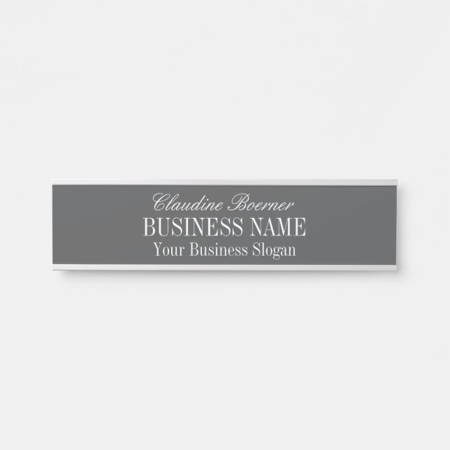 Porte-nom Pour Porte Taille standard Nom Plate Artiste Artiste Artiste (Devant)