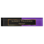 Pourpre et noir classieux