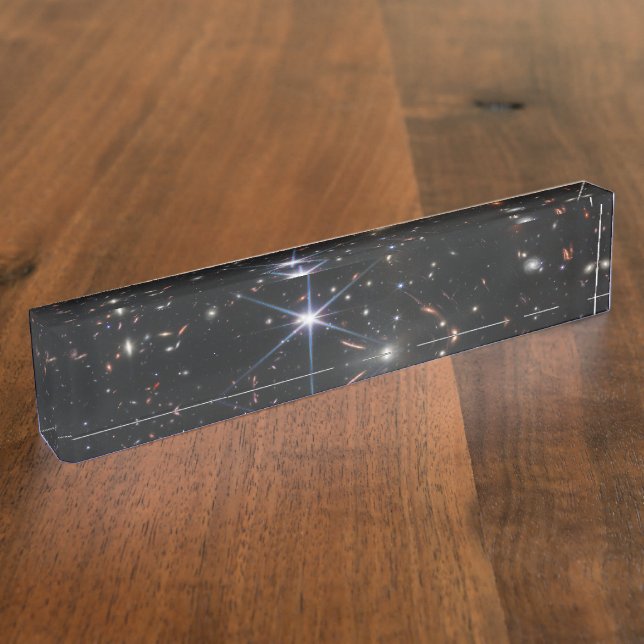 Porte-nom Premier champ profond de l'univers de James webb (Taille)