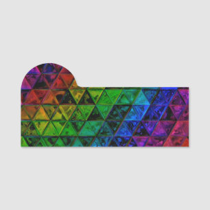 Porte-nom Pride Glass 