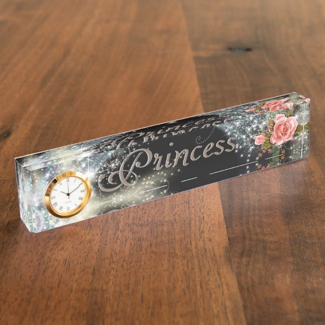 Porte-nom Princesse Nameplate (Taille)