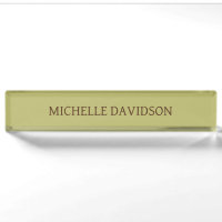 Professionnel moderne minimaliste vert olive clair
