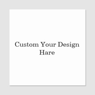 Porte-nom promotionnel personnalisé simple votre logo 2" X 2
