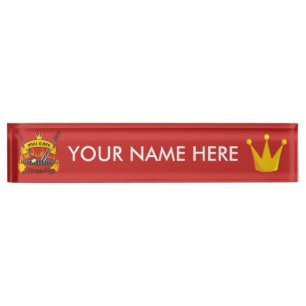 Porte-nom Queen Grill