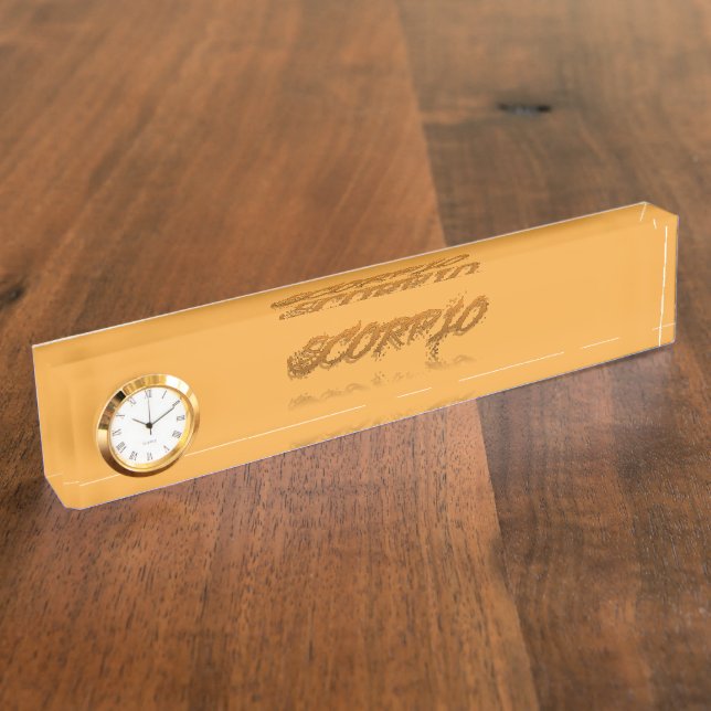 Porte-nom Reflet du Scorpion (Taille)