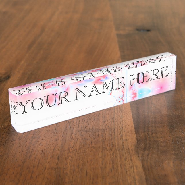 Porte-nom Réflexions dans une plaque d'identification de (Taille)