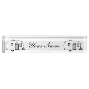 Porte-nom remorque de voyage arrondie Thunder_Cove